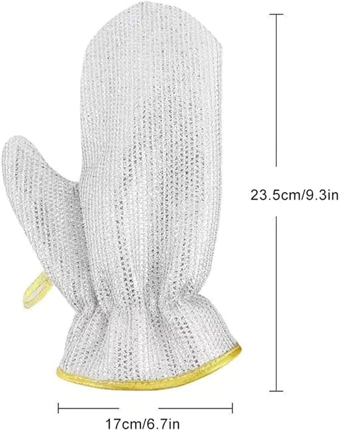 🧤 Premium Steel Scrubber Gloves for Cleaning Utensils | Durable, Rust-Free & Easy to Use