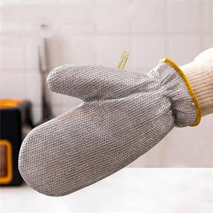 🧤 Premium Steel Scrubber Gloves for Cleaning Utensils | Durable, Rust-Free & Easy to Use